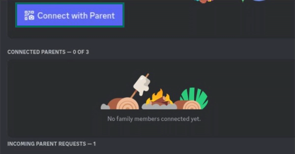 Click Connect with Parent 