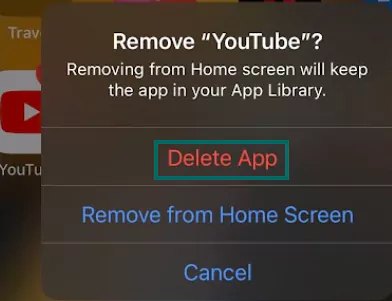 Delete app