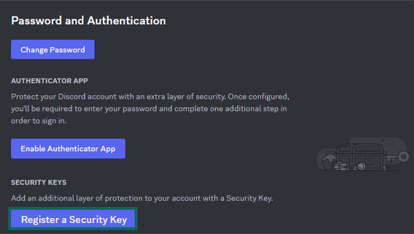 Register a Security Key