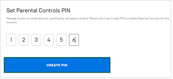 create pin