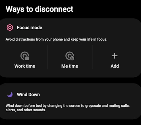 Ways to disconnect