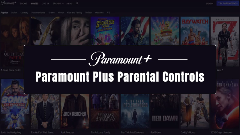 Paramount Plus parental controls