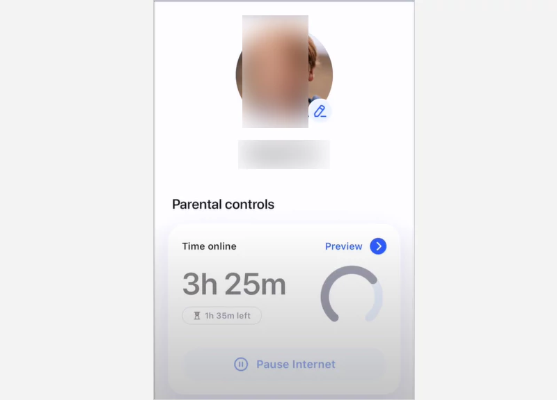 Parental controls on Aura