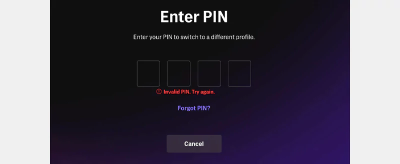 Enter Pin