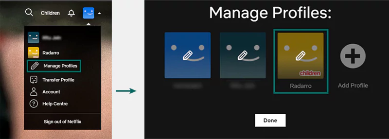 Manage Profiles