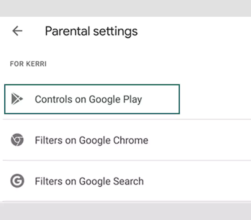 Select Controls on Google Play