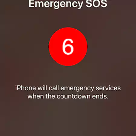 SOS in iPhone