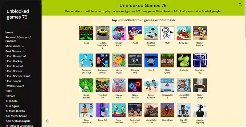 Unblocked Games 76