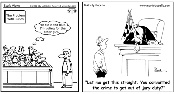 Jury duty cartoons