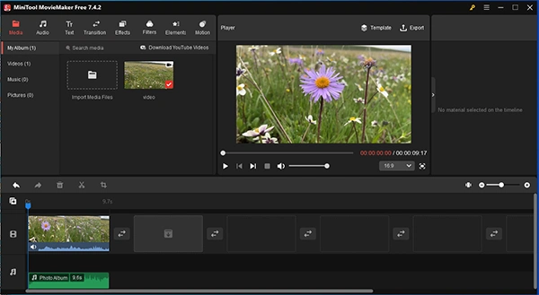 MiniTool MovieMaker 7.4