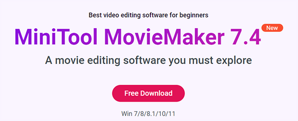 MiniTool MovieMaker 7.4