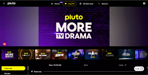 Pluto TVss