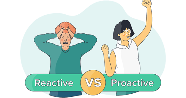 Reactive vs proactive