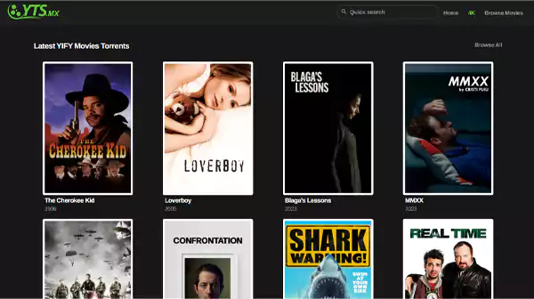 YIFY Alternatives