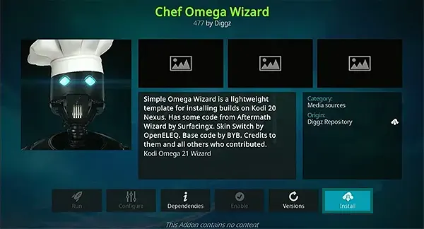 Diggz Chef Wizard Kodi Builds