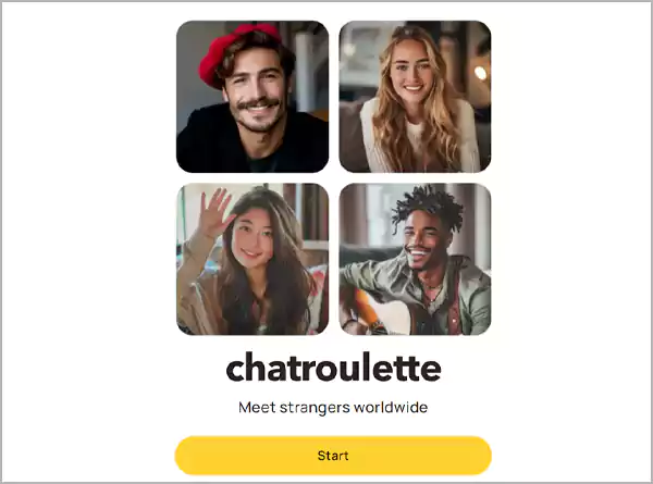 Chatroulette app