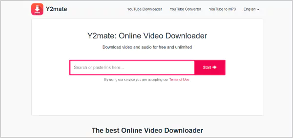 Y2 mate Video Downloader