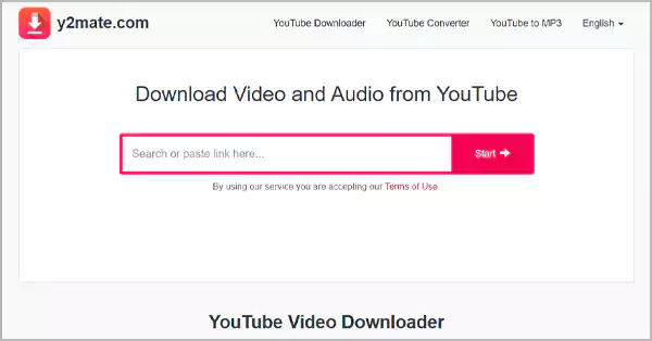 Y2Mate Video Downloader