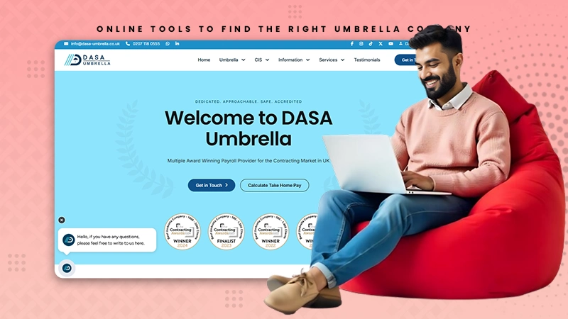 online tools to find the right umbrella company