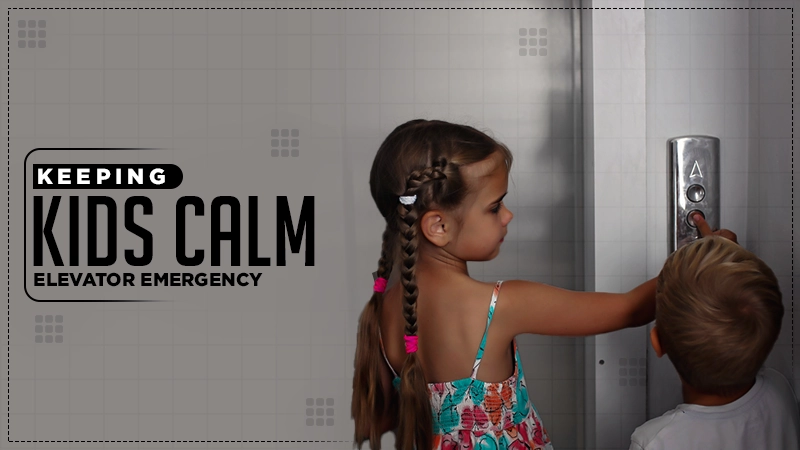 children calm during elevator emergency