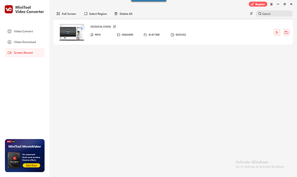 Screen Record