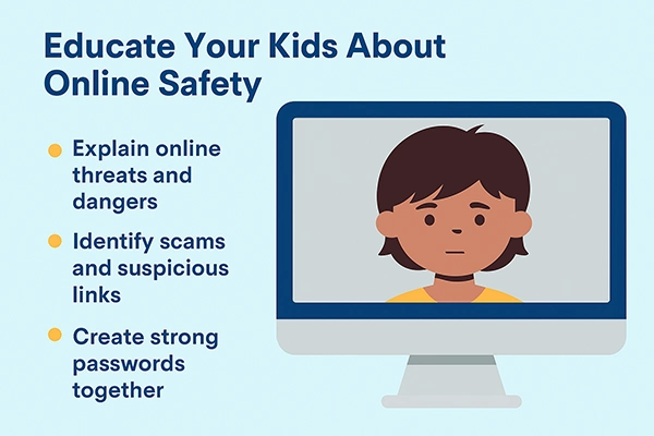 Educate Your Kids About Online Safety