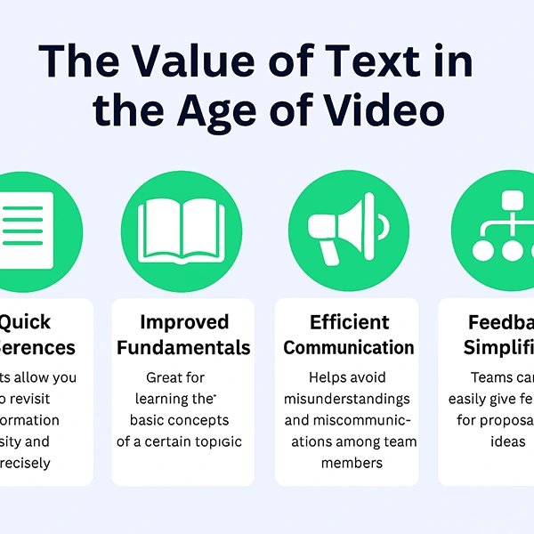 Why Text Matters in a Video 