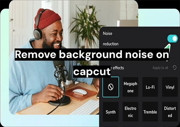 remove background noise on capcut