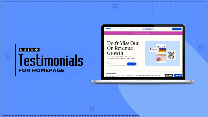 using testimonials for homepage