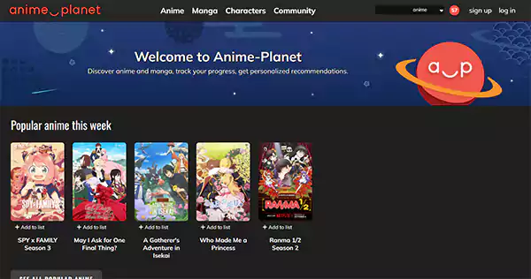 Anime Planet