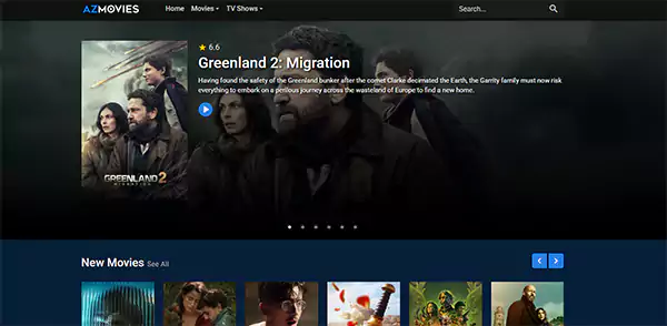 AZMovies Homepage