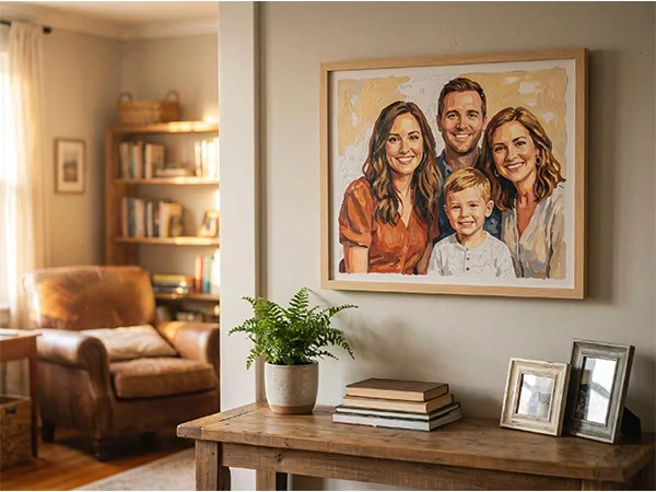 A custom paint-by-number kit can turn a favorite family photo into a shared art project.