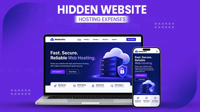 hidden website hosting expenses