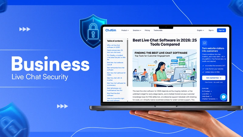 Live Chat Pricing for Businesses: What You Pay for Security and Data Control