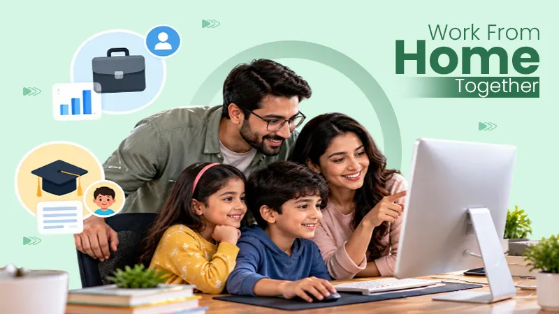 How to Share a Family Computer When You Work From Home