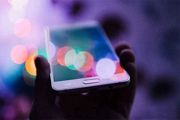 smartphone chat screen