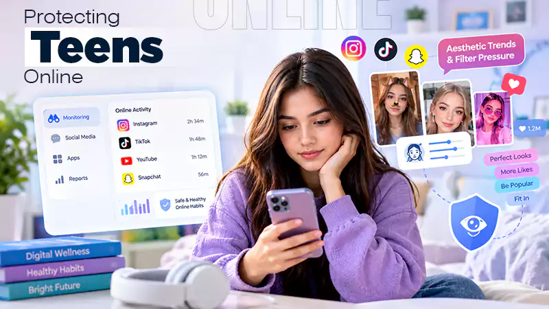 Protecting Teens Online: Monitoring Aesthetic Tech Trends and Social Media Filter Pressure
